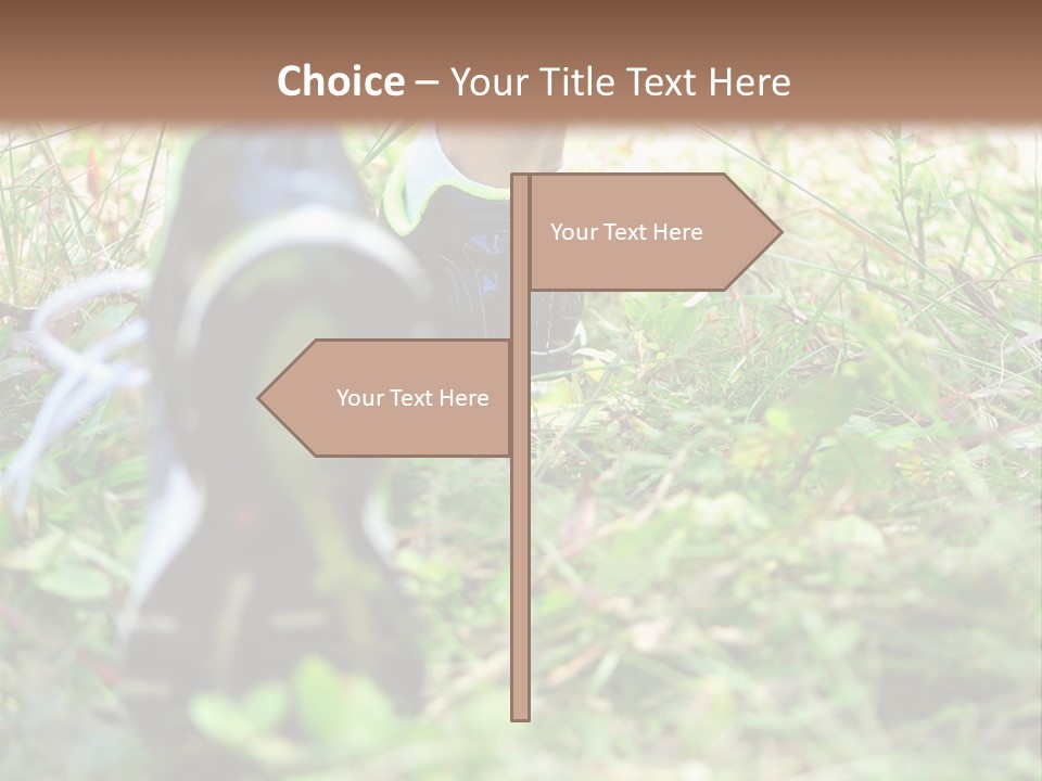 Chinese Pathway Strong PowerPoint Template
