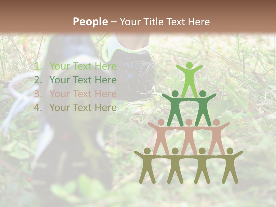 Chinese Pathway Strong PowerPoint Template