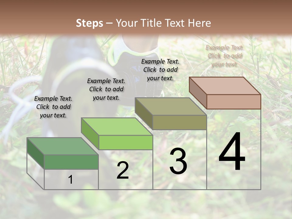 Chinese Pathway Strong PowerPoint Template