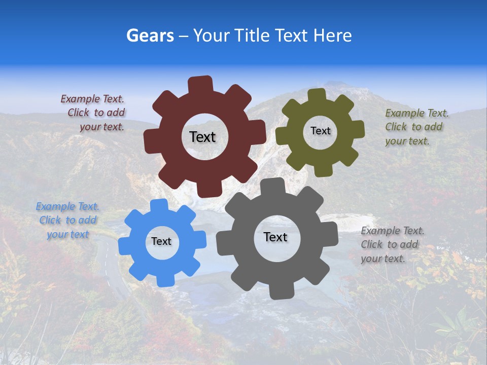 Hell Valley Landmark Rural PowerPoint Template