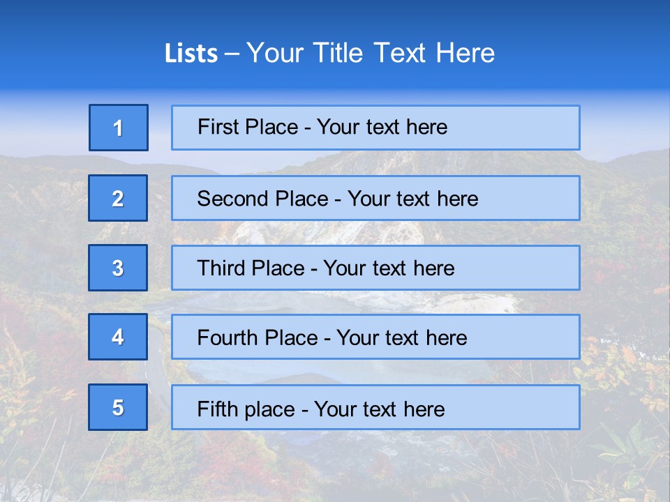 Hell Valley Landmark Rural PowerPoint Template