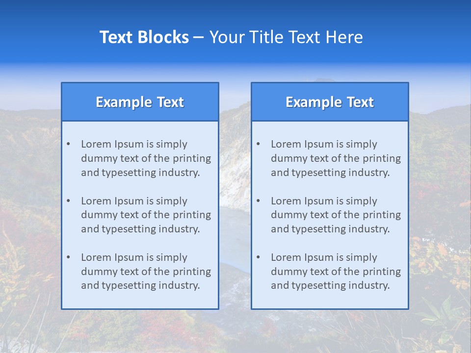 Hell Valley Landmark Rural PowerPoint Template