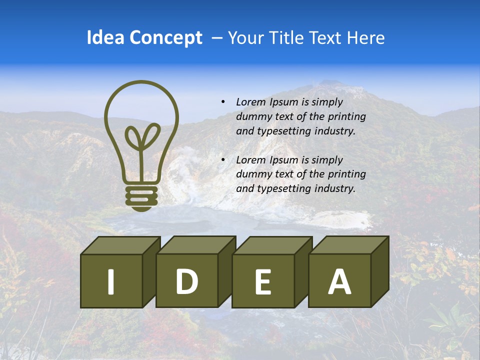 Hell Valley Landmark Rural PowerPoint Template