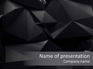 Geometric Cyber Shapes PowerPoint Template