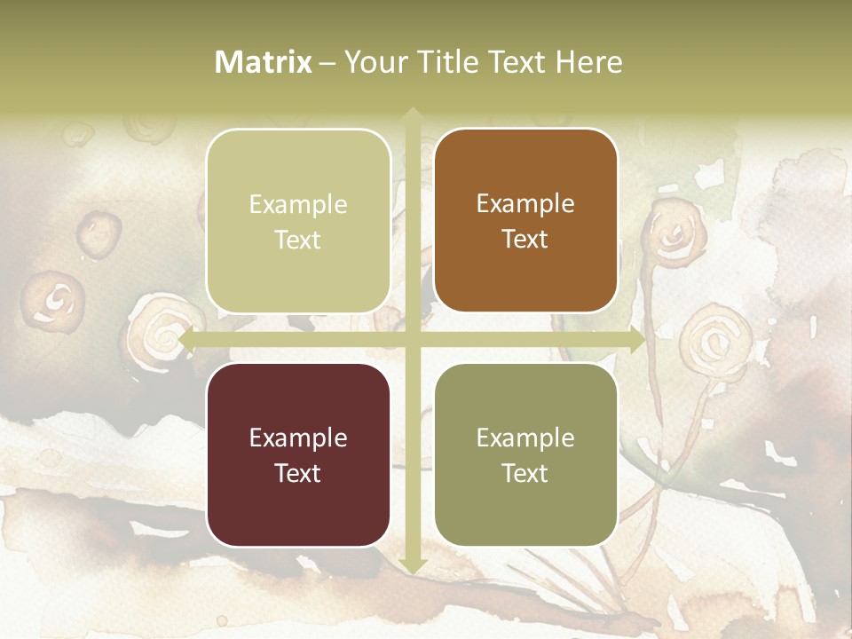 Fiery Portrait Woman PowerPoint Template