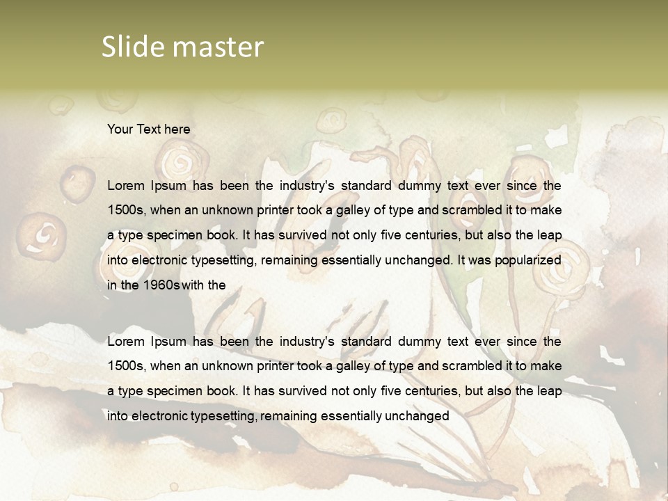 Fiery Portrait Woman PowerPoint Template