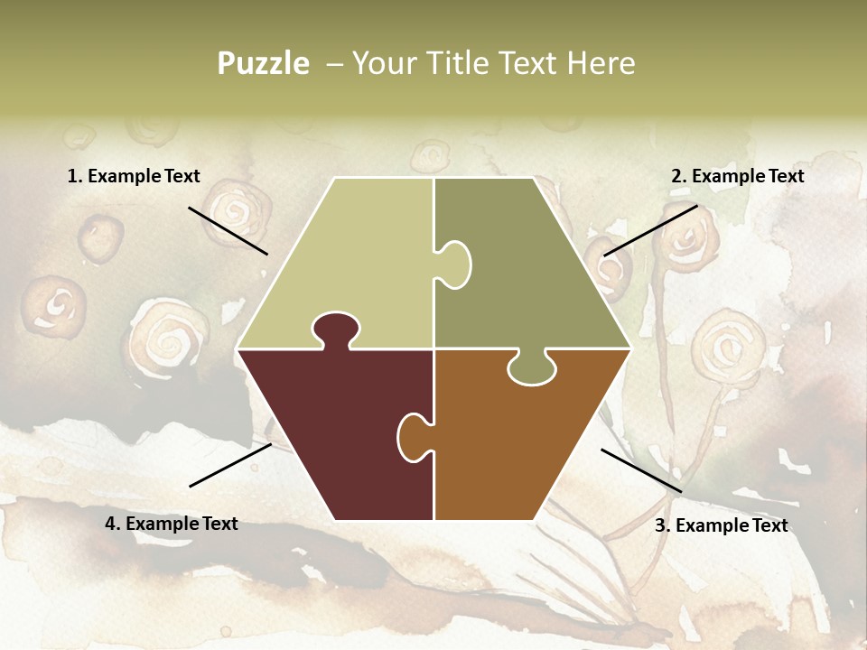 Fiery Portrait Woman PowerPoint Template