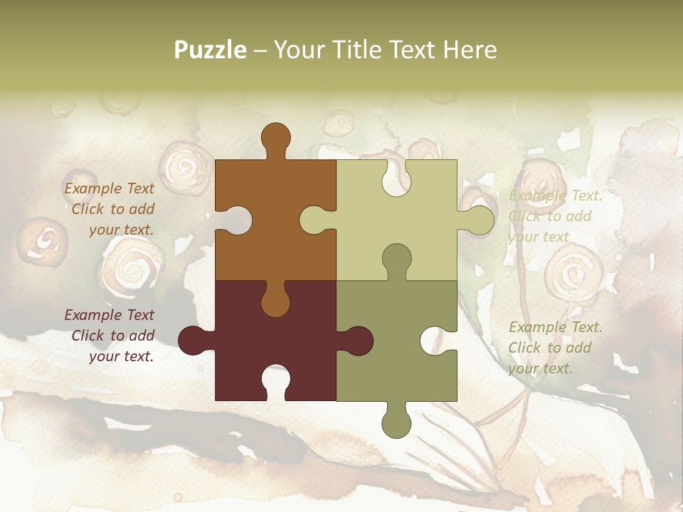 Fiery Portrait Woman PowerPoint Template