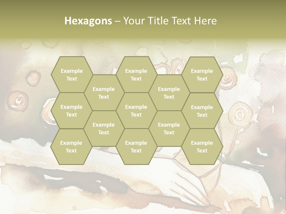 Fiery Portrait Woman PowerPoint Template