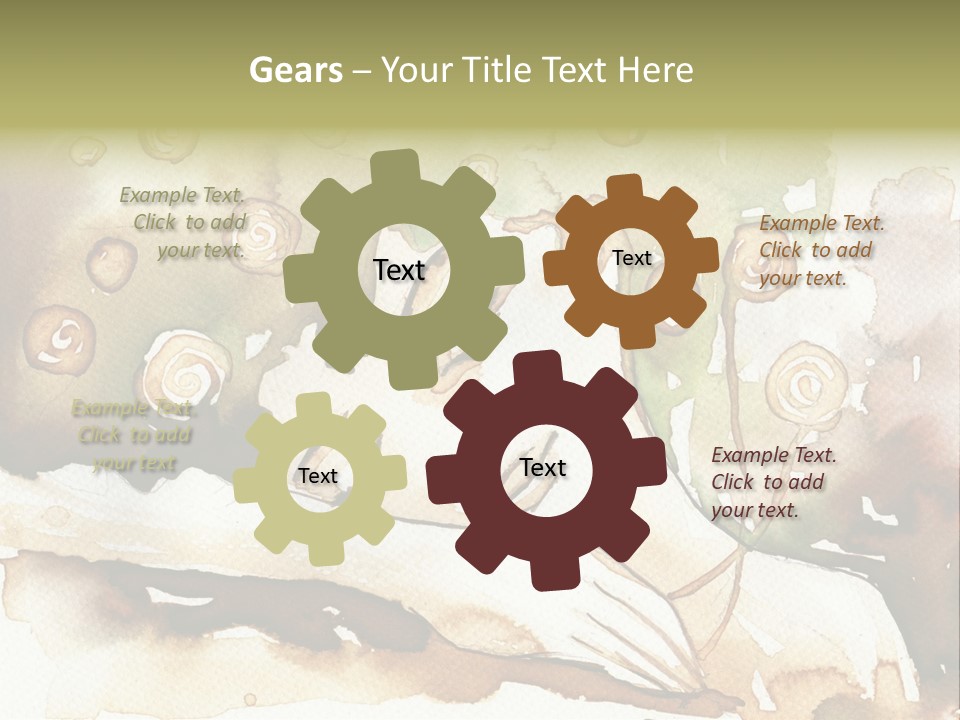 Fiery Portrait Woman PowerPoint Template