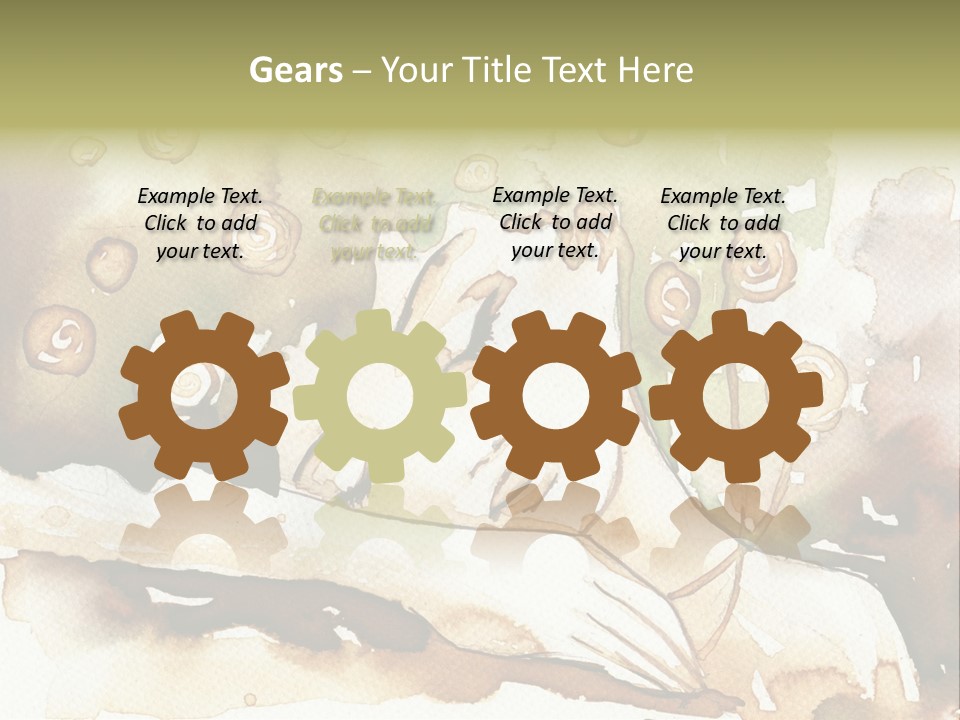 Fiery Portrait Woman PowerPoint Template