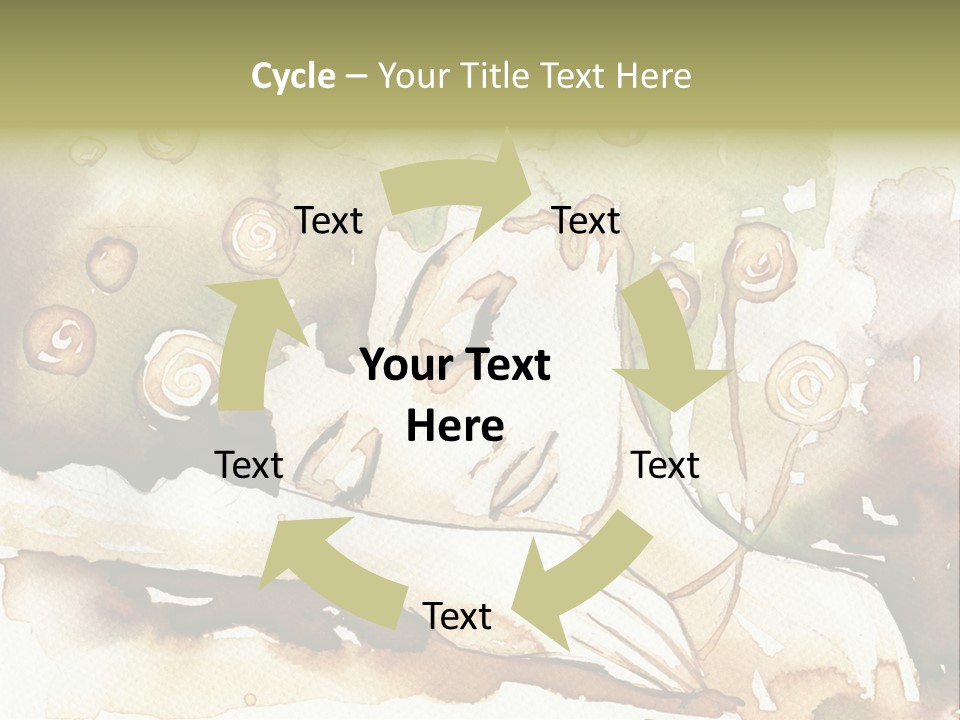 Fiery Portrait Woman PowerPoint Template