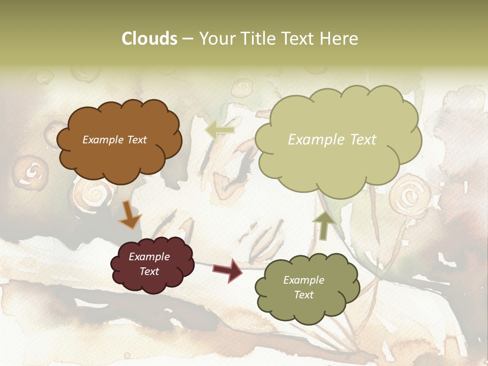 Fiery Portrait Woman PowerPoint Template