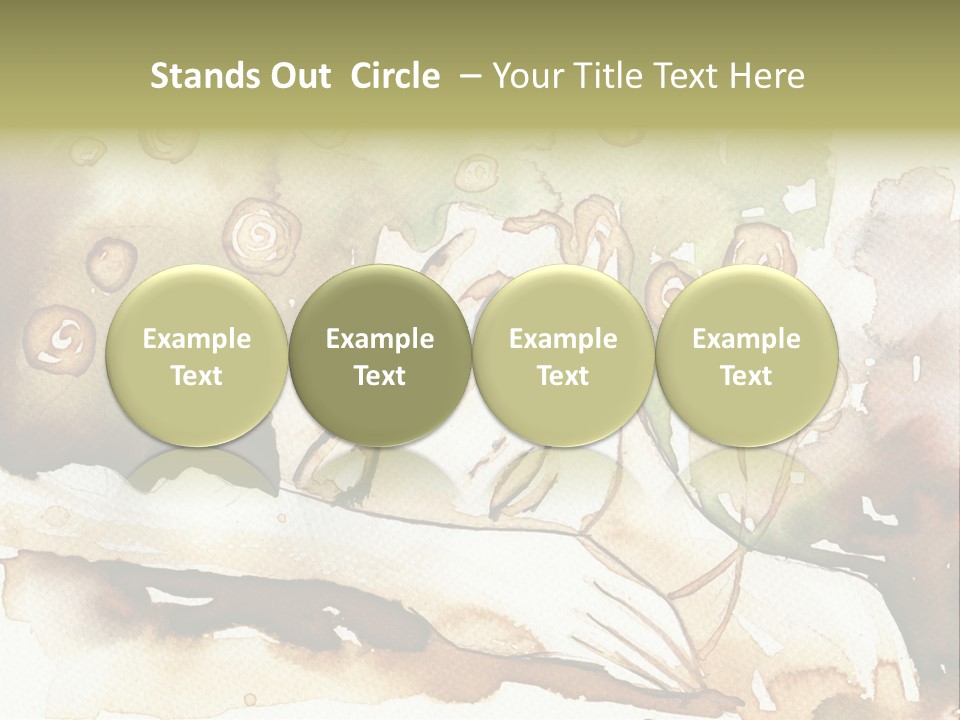 Fiery Portrait Woman PowerPoint Template