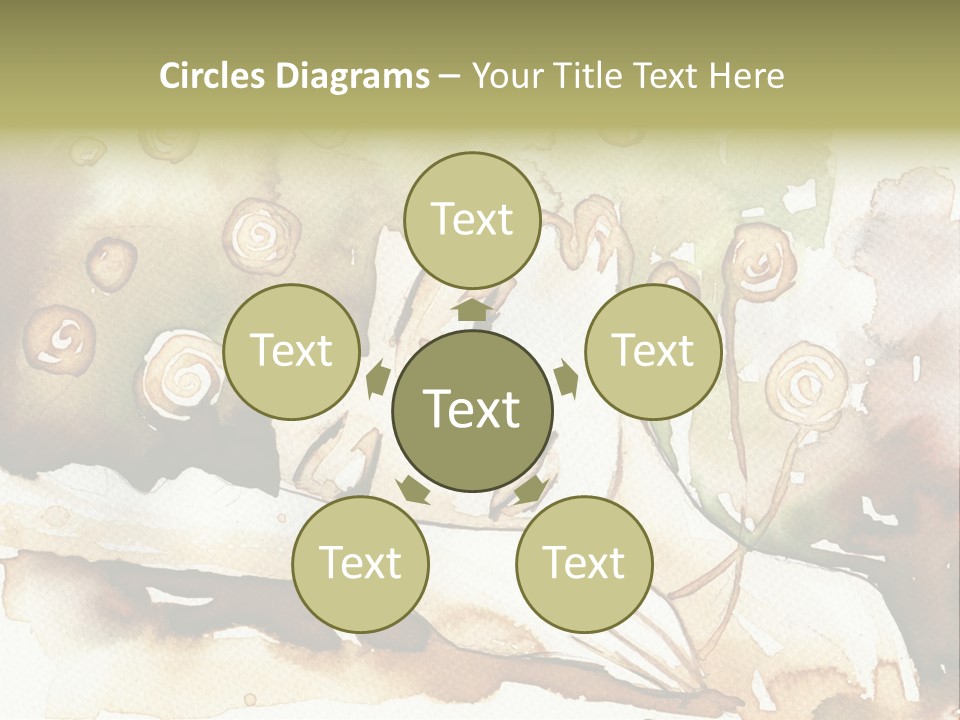 Fiery Portrait Woman PowerPoint Template