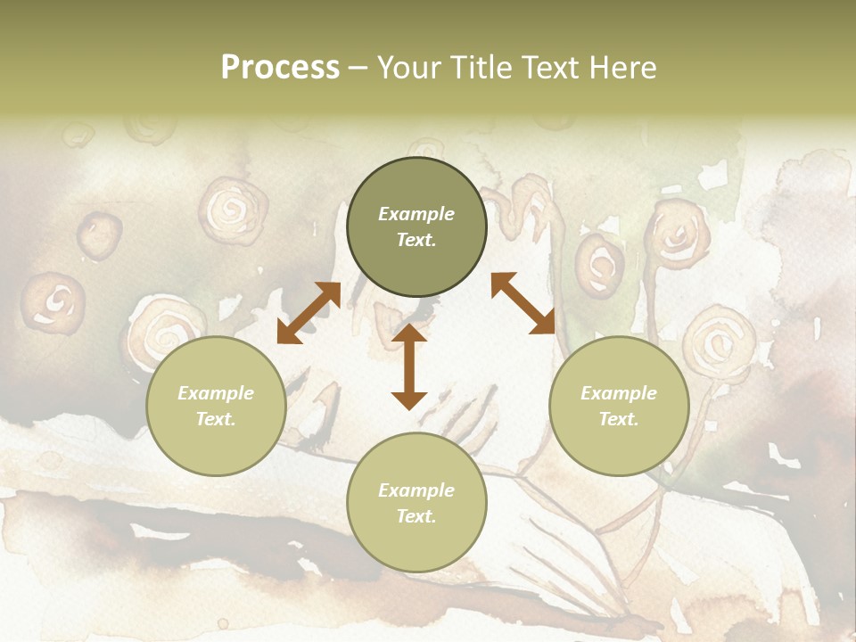 Fiery Portrait Woman PowerPoint Template