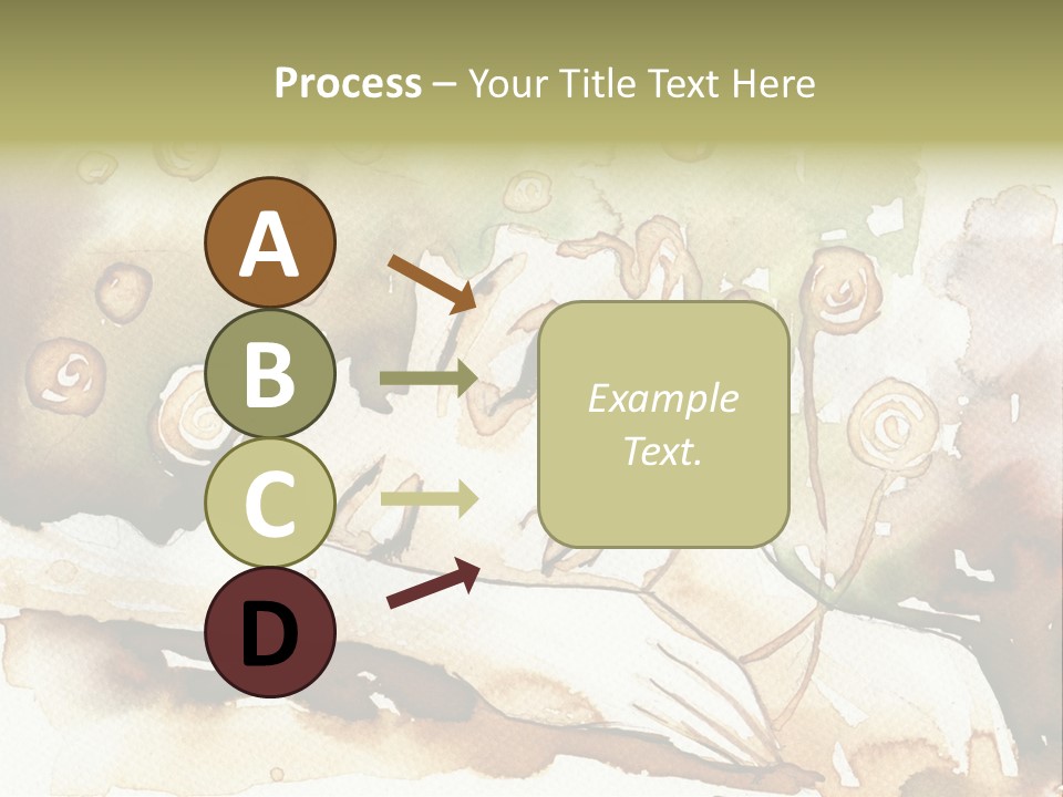 Fiery Portrait Woman PowerPoint Template