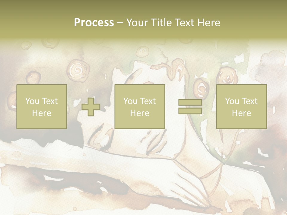 Fiery Portrait Woman PowerPoint Template