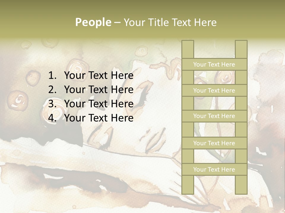 Fiery Portrait Woman PowerPoint Template