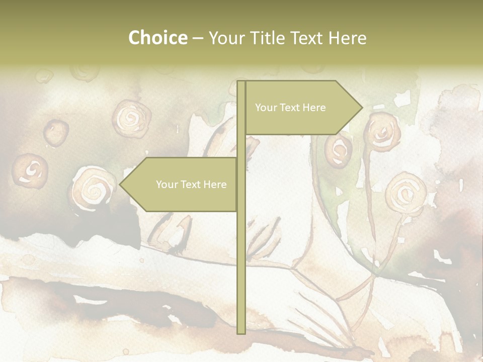 Fiery Portrait Woman PowerPoint Template