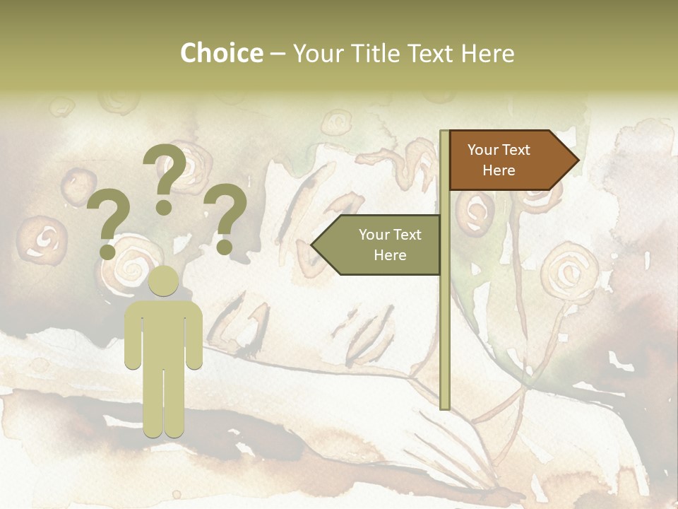 Fiery Portrait Woman PowerPoint Template