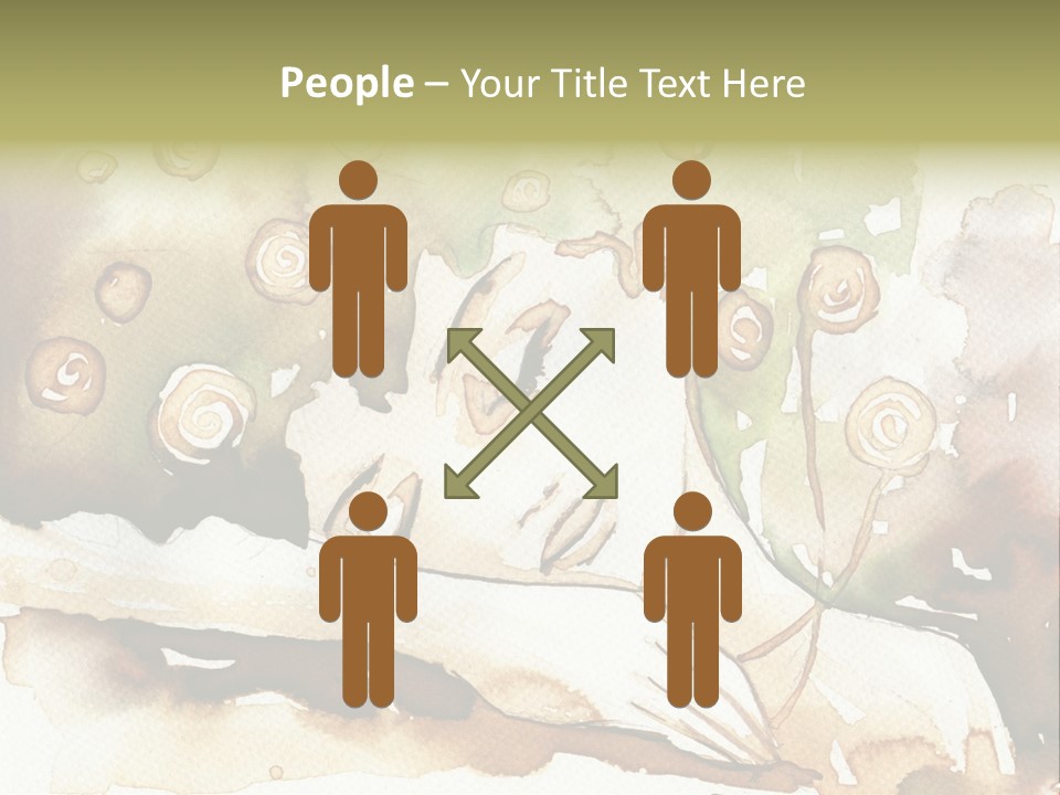 Fiery Portrait Woman PowerPoint Template