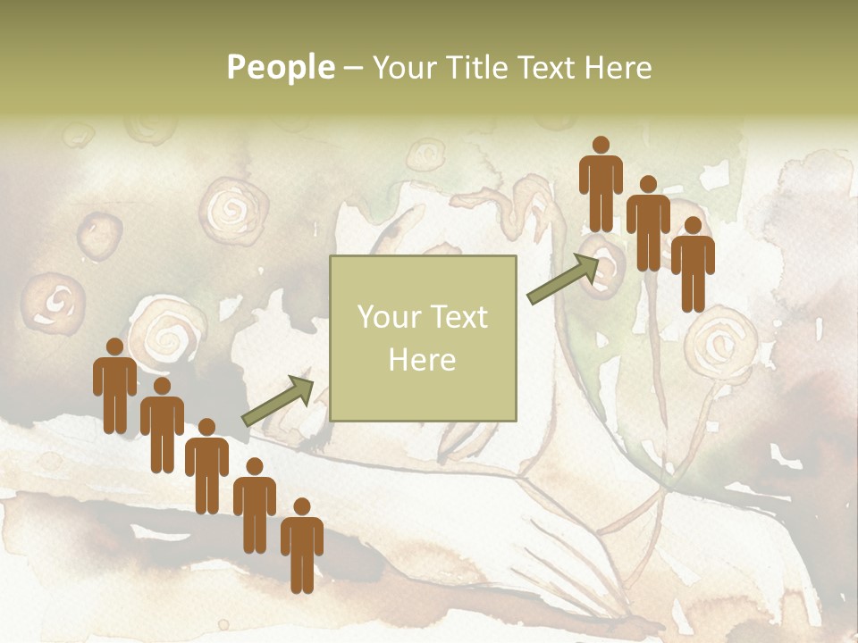 Fiery Portrait Woman PowerPoint Template