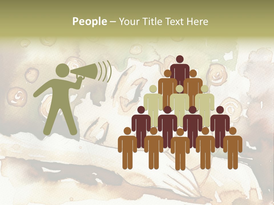 Fiery Portrait Woman PowerPoint Template