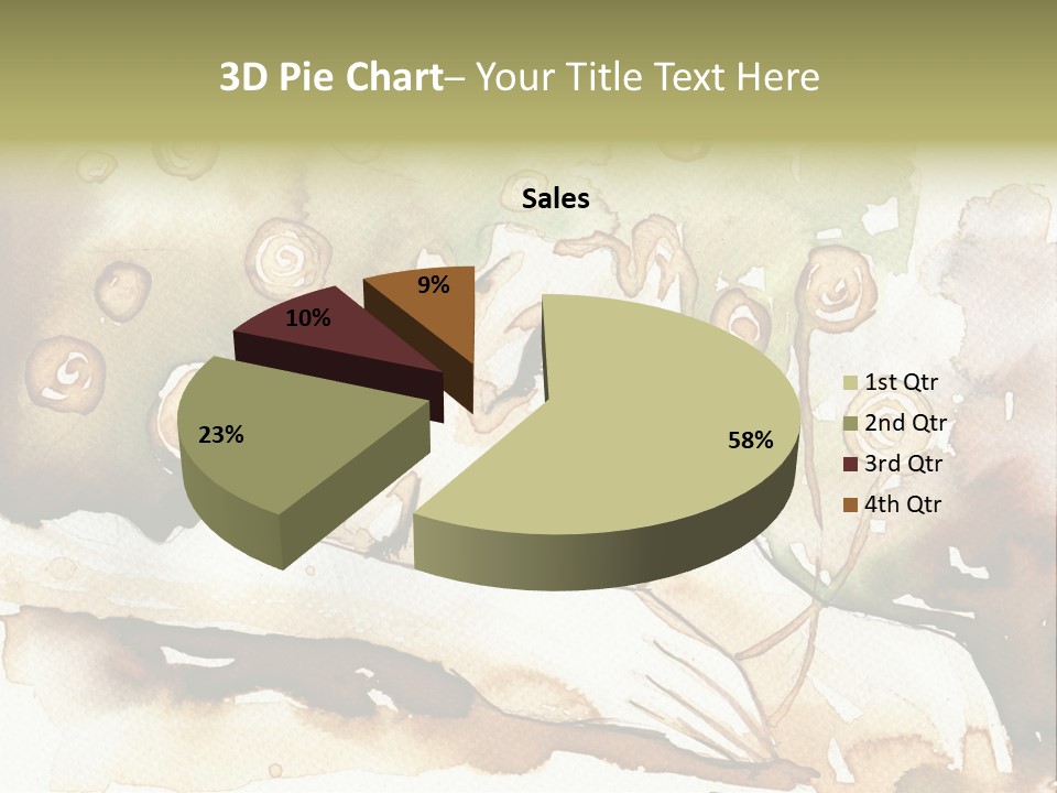 Fiery Portrait Woman PowerPoint Template