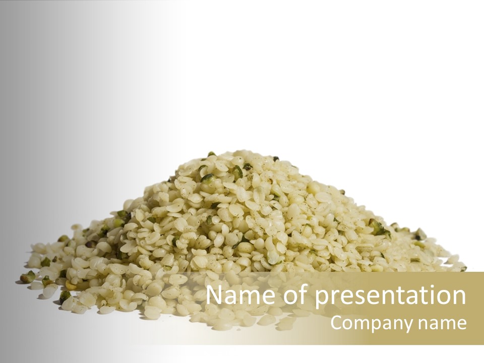 Closeup Bunch Nutrient PowerPoint Template