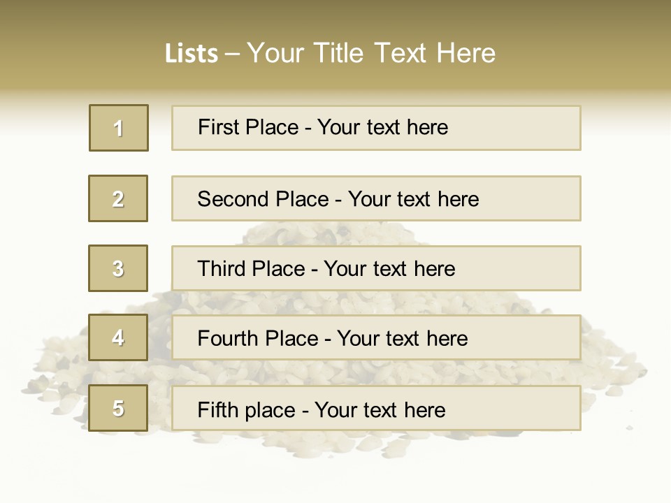 Closeup Bunch Nutrient PowerPoint Template