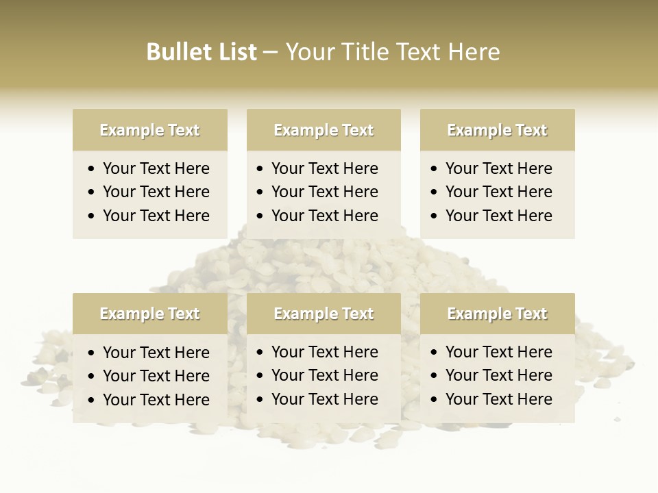 Closeup Bunch Nutrient PowerPoint Template