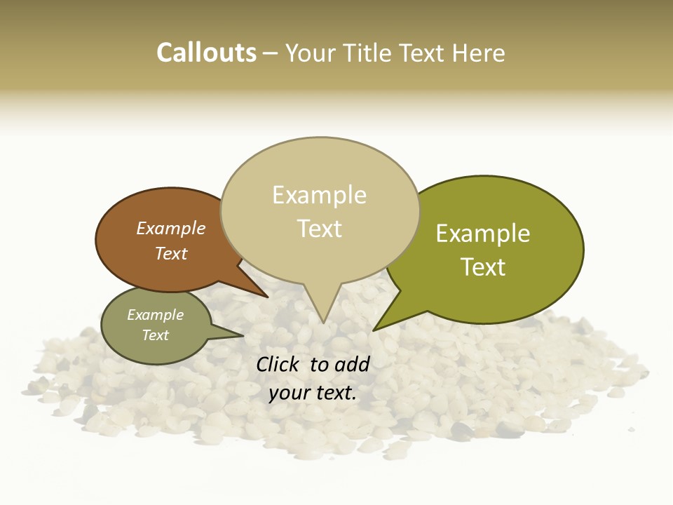 Closeup Bunch Nutrient PowerPoint Template