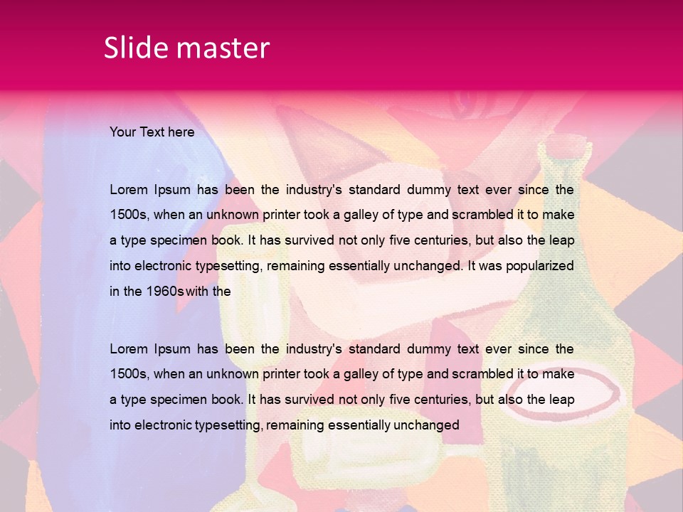 Sadness Pain Grief PowerPoint Template