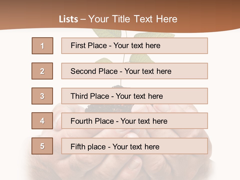 Environment Sapling Concepts PowerPoint Template