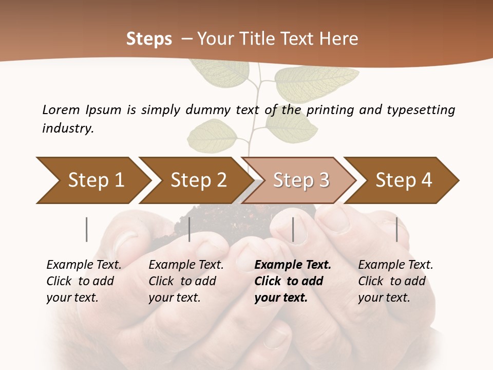 Environment Sapling Concepts PowerPoint Template