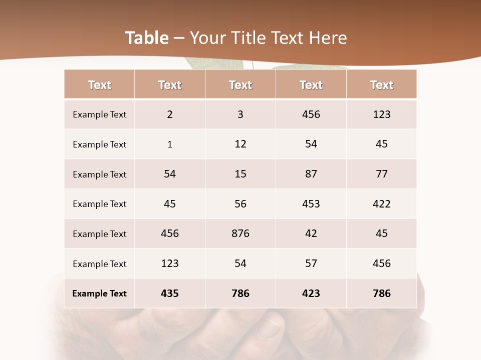 Environment Sapling Concepts PowerPoint Template