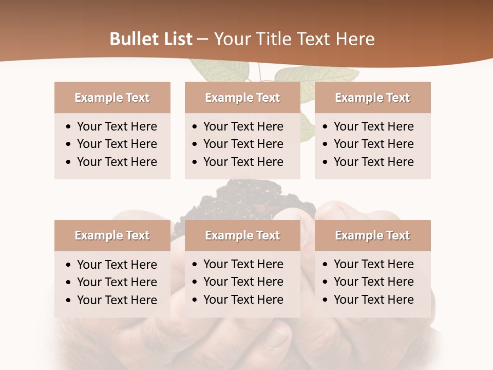 Environment Sapling Concepts PowerPoint Template