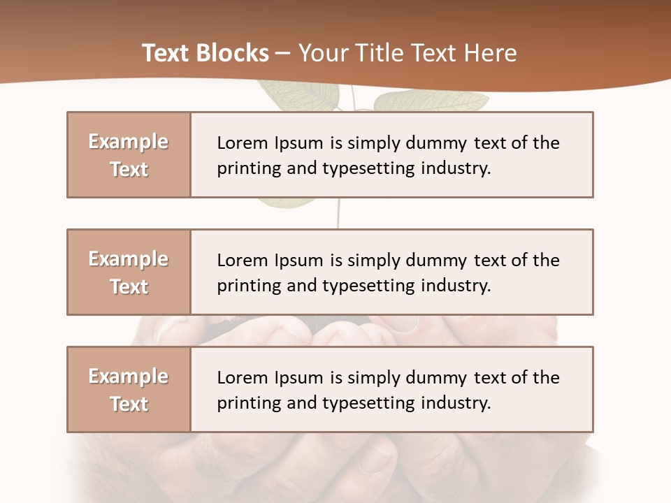 Environment Sapling Concepts PowerPoint Template