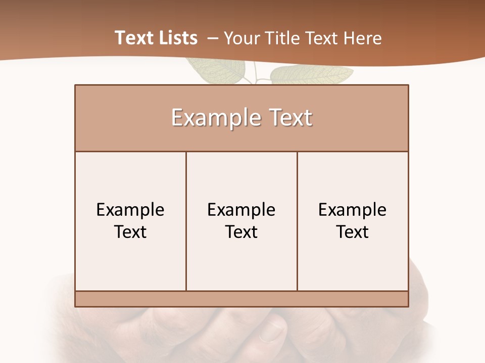 Environment Sapling Concepts PowerPoint Template