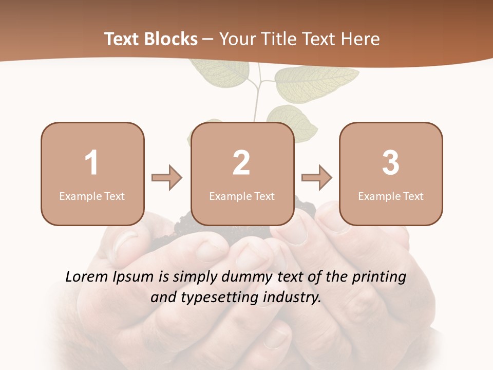 Environment Sapling Concepts PowerPoint Template