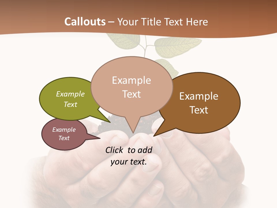 Environment Sapling Concepts PowerPoint Template