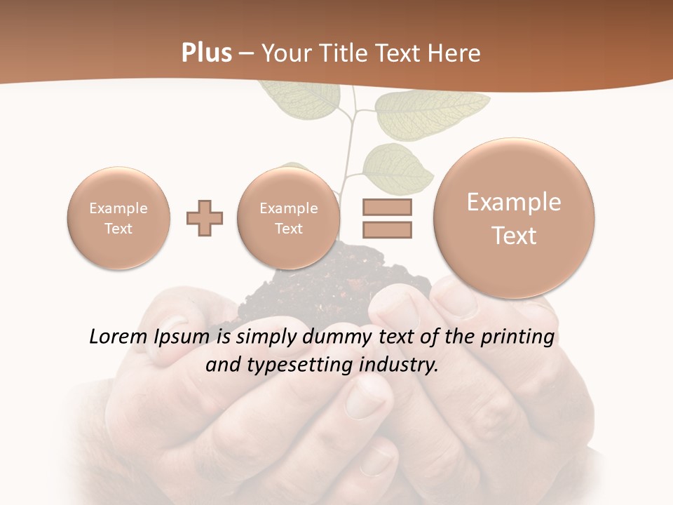 Environment Sapling Concepts PowerPoint Template