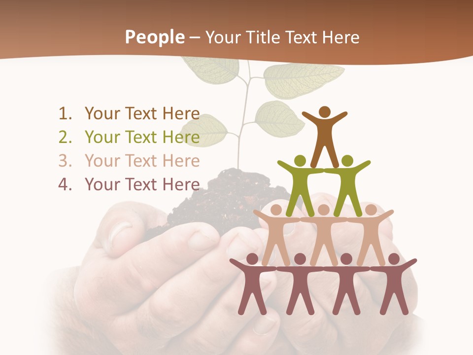 Environment Sapling Concepts PowerPoint Template