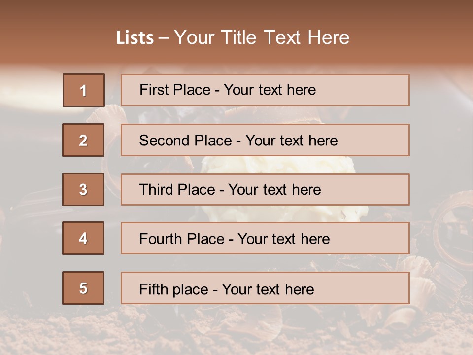 Ingredient Yummy Broken PowerPoint Template