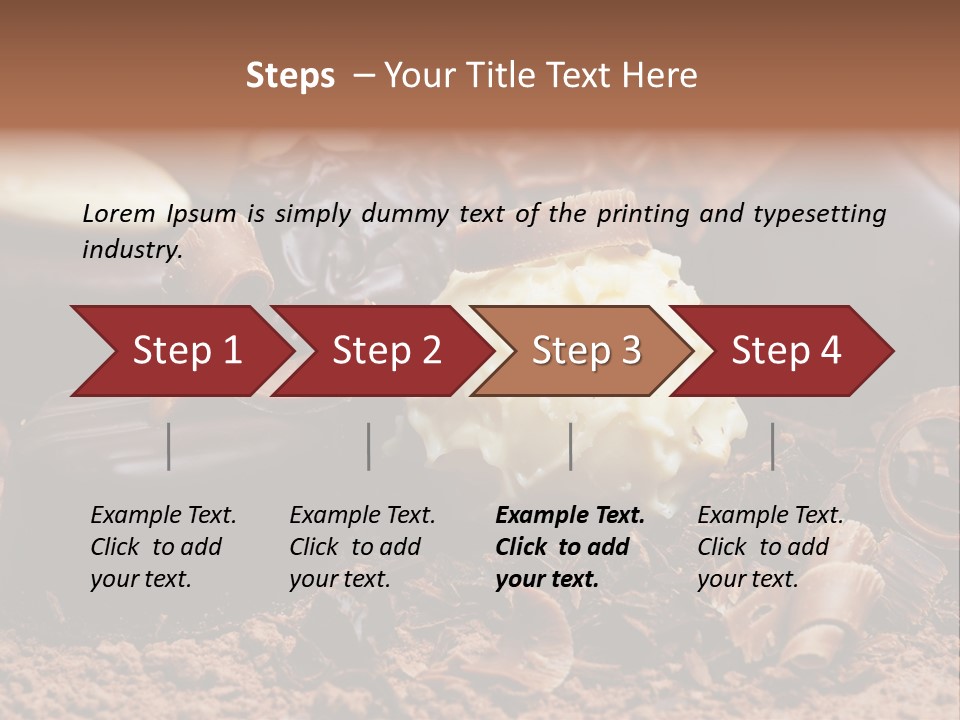 Ingredient Yummy Broken PowerPoint Template