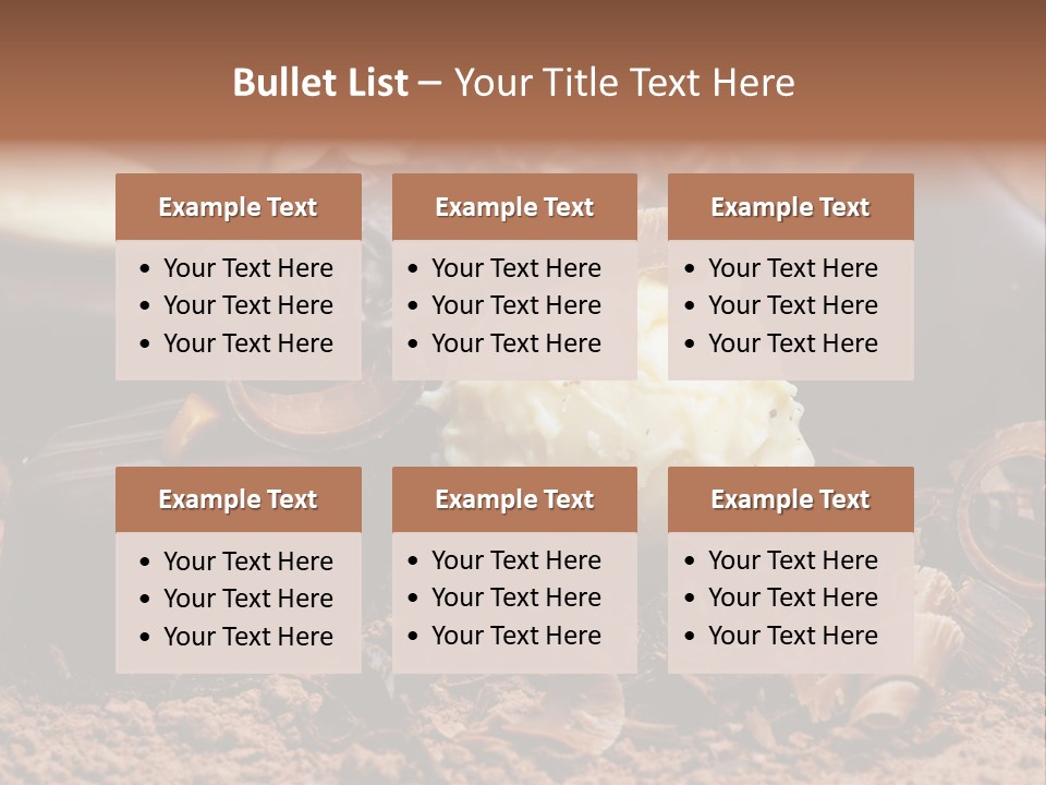 Ingredient Yummy Broken PowerPoint Template