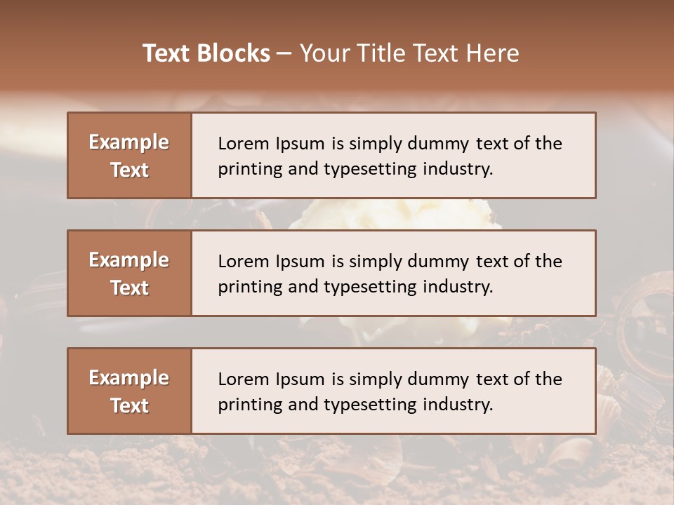 Ingredient Yummy Broken PowerPoint Template