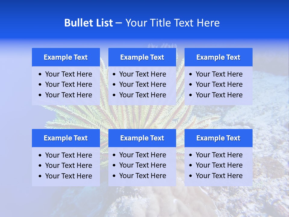 Undersea Colorful Soft PowerPoint Template