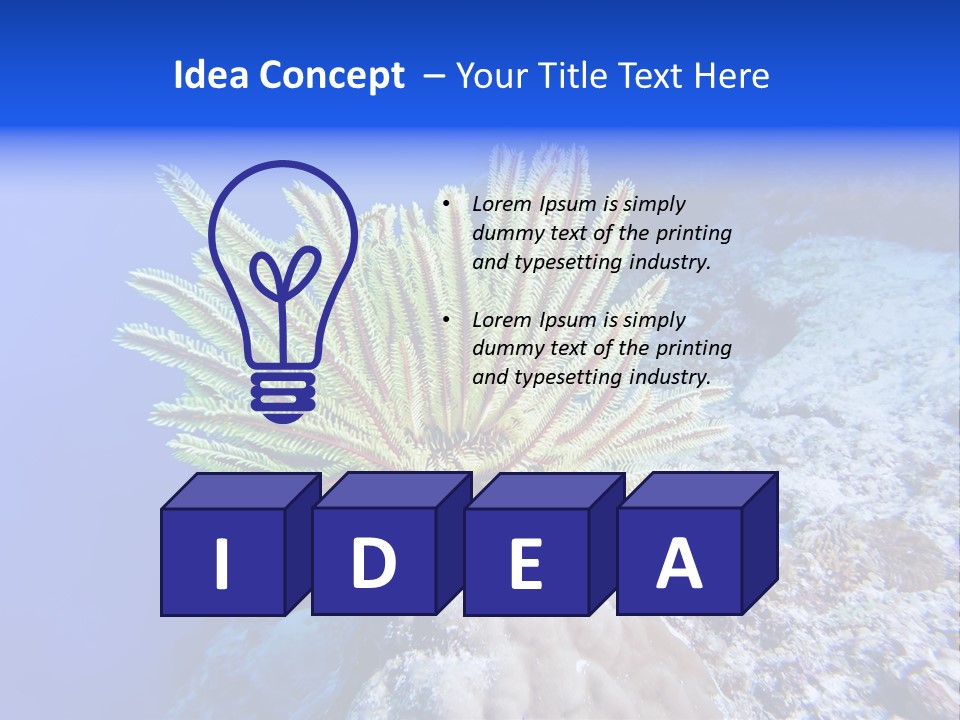 Undersea Colorful Soft PowerPoint Template